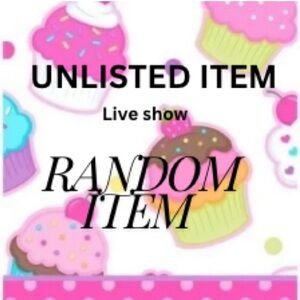 Live Show Random Pull Item (may Have Flaws) As Shown